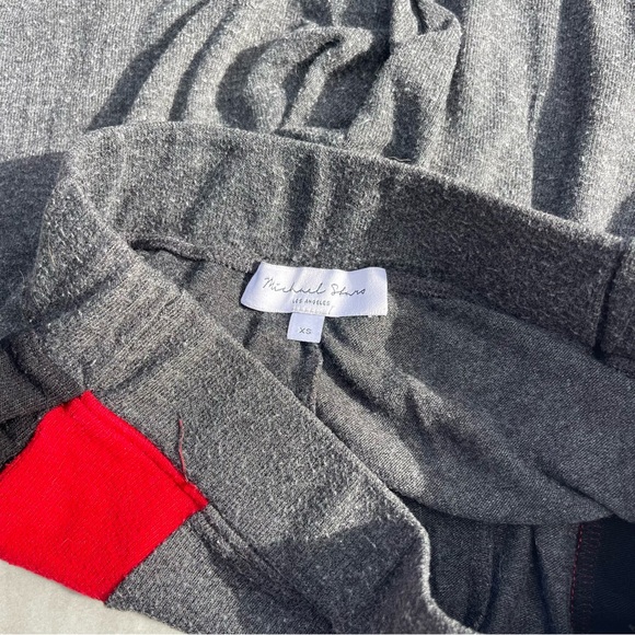 Michael Stars Petra Wide Double Stripe Joggers - Picture 3 of 3